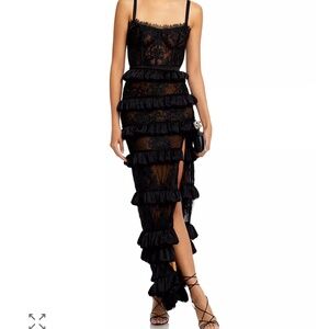 V. Chapman - The Cassia Dress in Black Sz4